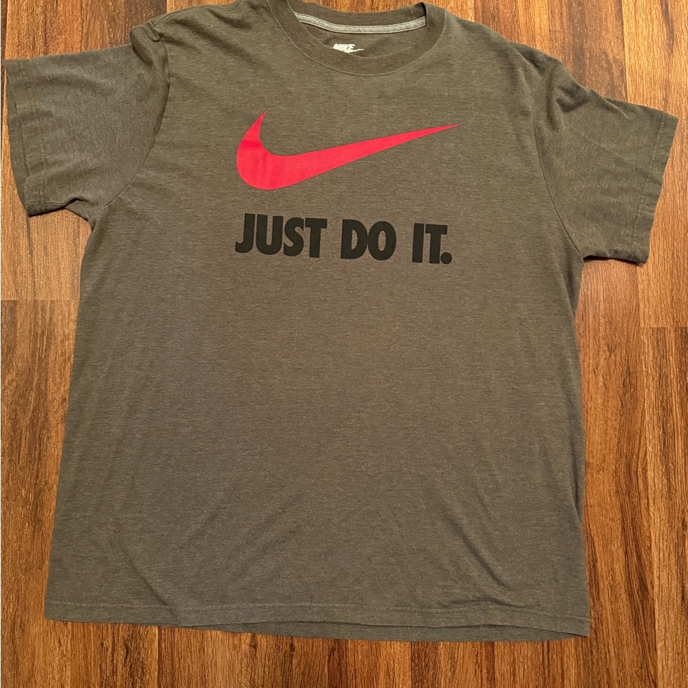 Nike Black T-Shirt with White Logo